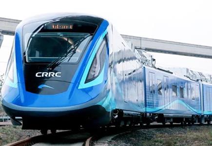 China railway apresenta trem urbanos a movido a hidrogênio